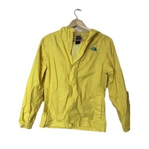 The‎ North Face Girls L 14/16 Full Zip Rain Jacket Hooded Layers Outdoors Bright